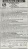 Invitation for Construction of Multipurpose Hall Building